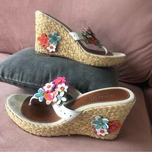Coach wedge sandals